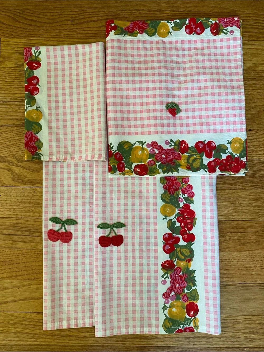 Vintage Handmade Café Curtains